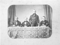 Photo du Bureau de l'Académie de médecine de 1862